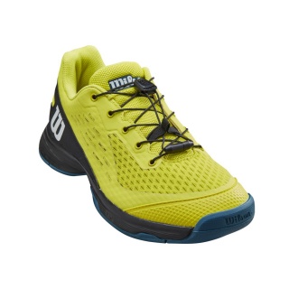 Wilson Tennis Shoes Rush Pro 4.0 QL (Quicklace) Allcourt Yellow Kids